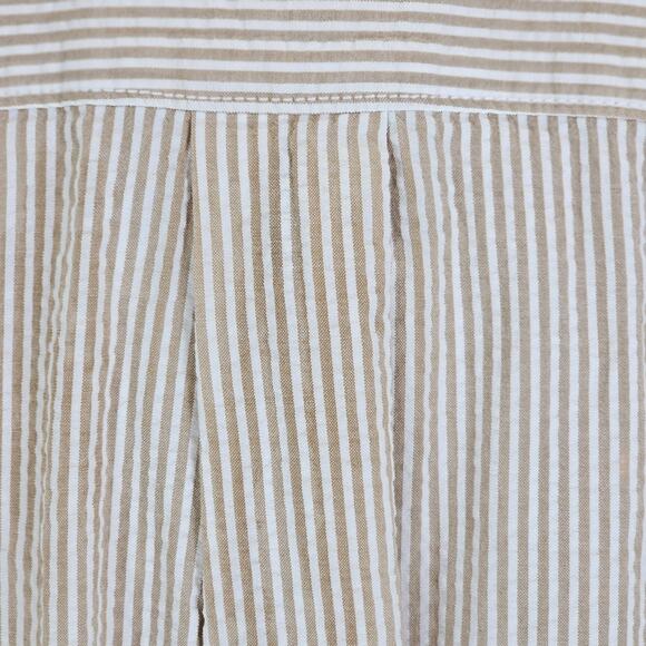 DANIEL CREMIEUX CLASSICS Shirt Mens XL 100% Linen Short Sleeve ButtonUp Pockets - Picture 9 of 10